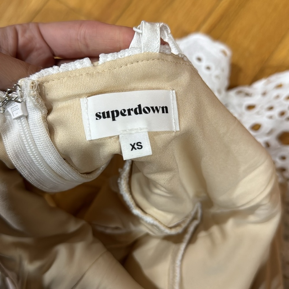 Superdown Tina White Dress - Picture 6 of 6